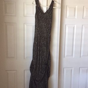 Long form fitting dress with jacket